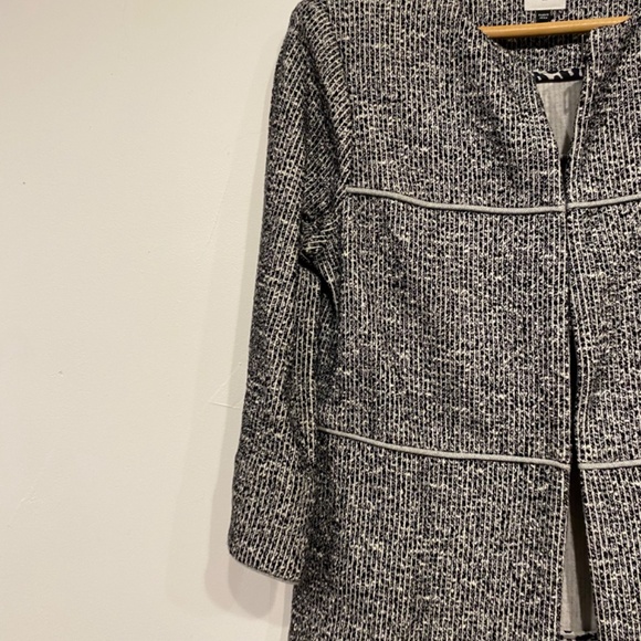 Cabi 5299 The Times 3/4 Sleeve Long Jacket Asphalt Size XS - Picture 4 of 5